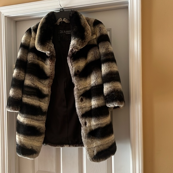 Rex-Chinchilla Fur Coat - Picture 4 of 5